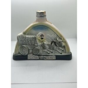 Jim Beam Vintage MulticolorDecanter Harrods Casino Las Vegas Nevada Ceramic